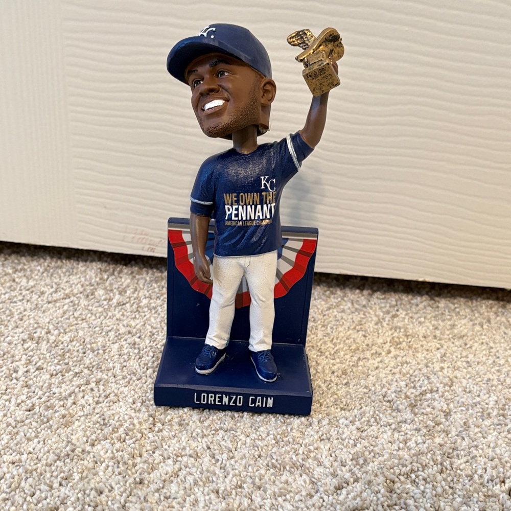 Lorenzo Cain  Baseball Bobblehead Figurine